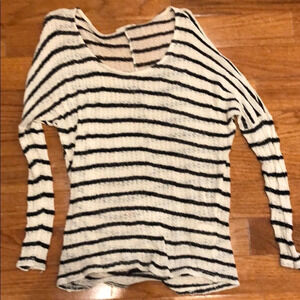 Lush Black/White Sweater